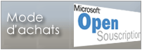 Microsoft : Mode d'achats