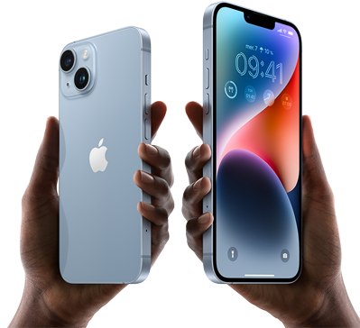 iPhone 14 6,1 pouces, iPhone 14 plus 6,4 pouces