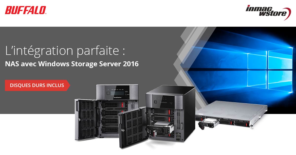 L'intégration parfaite : NAS Buffalo Windows Storage Server 2016